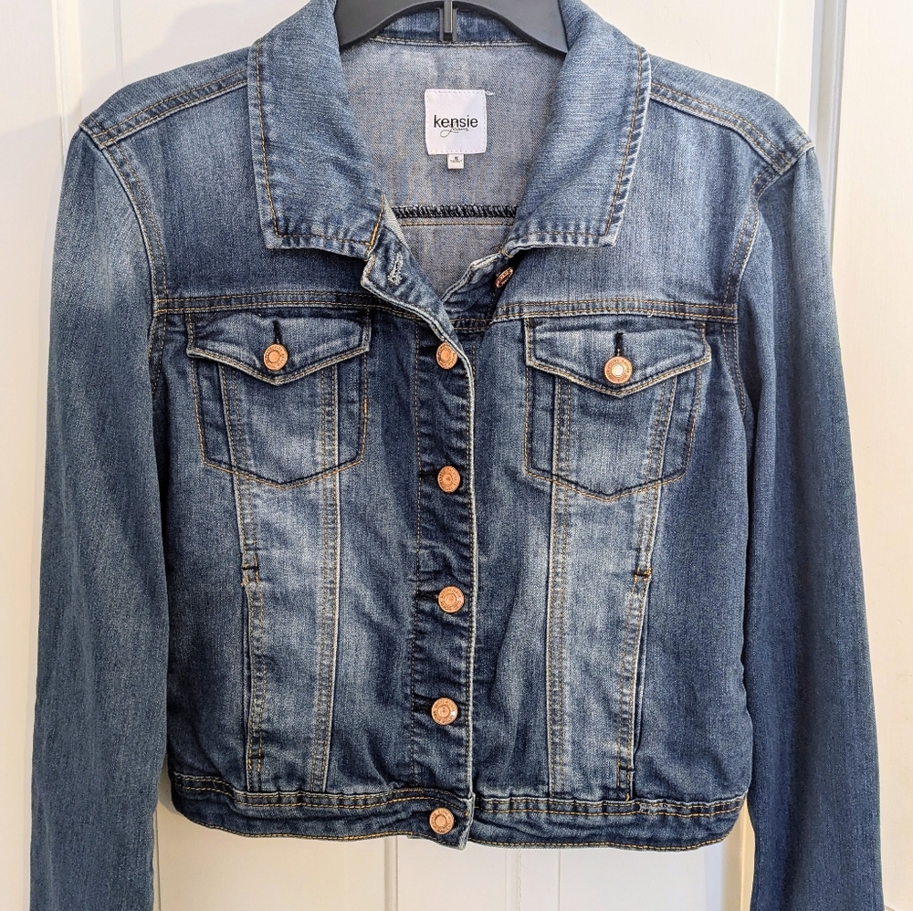 Kensie Classic Blue Denim Jacket